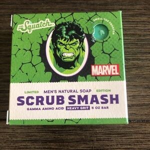 Dr. Squatch Marvel Limited edition Scrub Smash Men’s Natural soap heavy grit